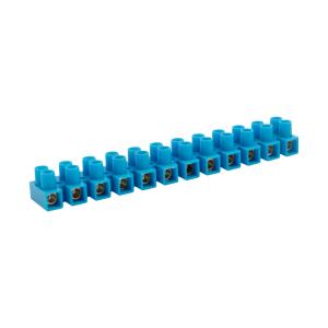 Колодка клеммная винтовая KВ-6, 6А, 2,5-6мм² полипропилен синий ЗВИ (10шт/уп) REXANT